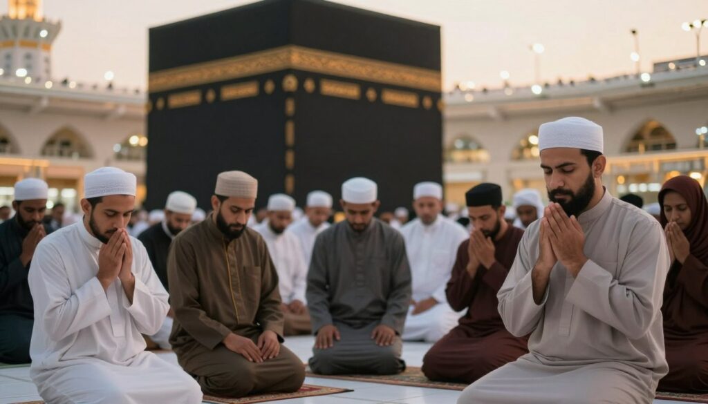 Spiritual focus and guidance during Umrah rituals