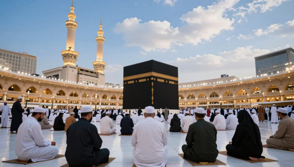 hajj umrah contrast