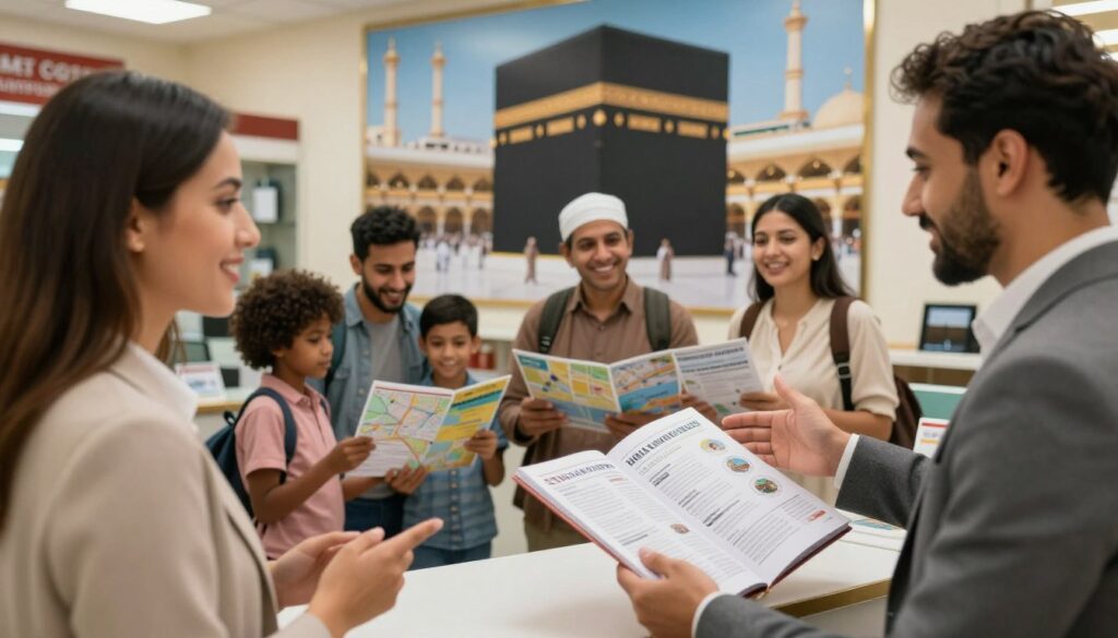 Umrah travel agencies in Europe offer customized packages and support services