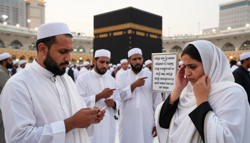 forbidden actions in umrah