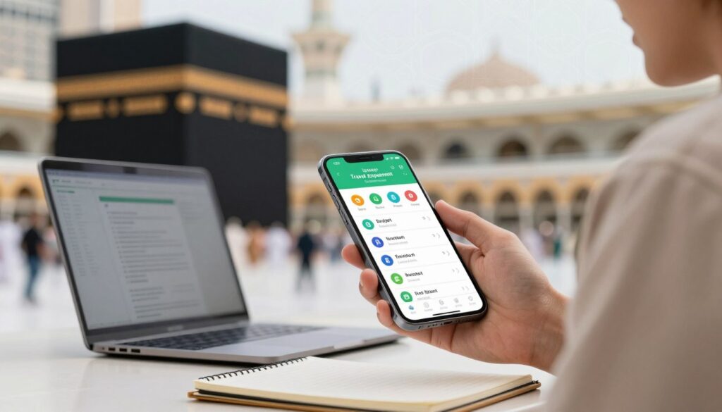 umrah travel expenses management apps